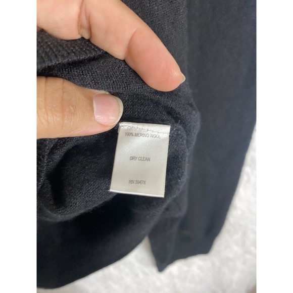 Garret Scott Mens Black 100% Extra Fine Merino Wool Size XXL - Picture 7 of 12